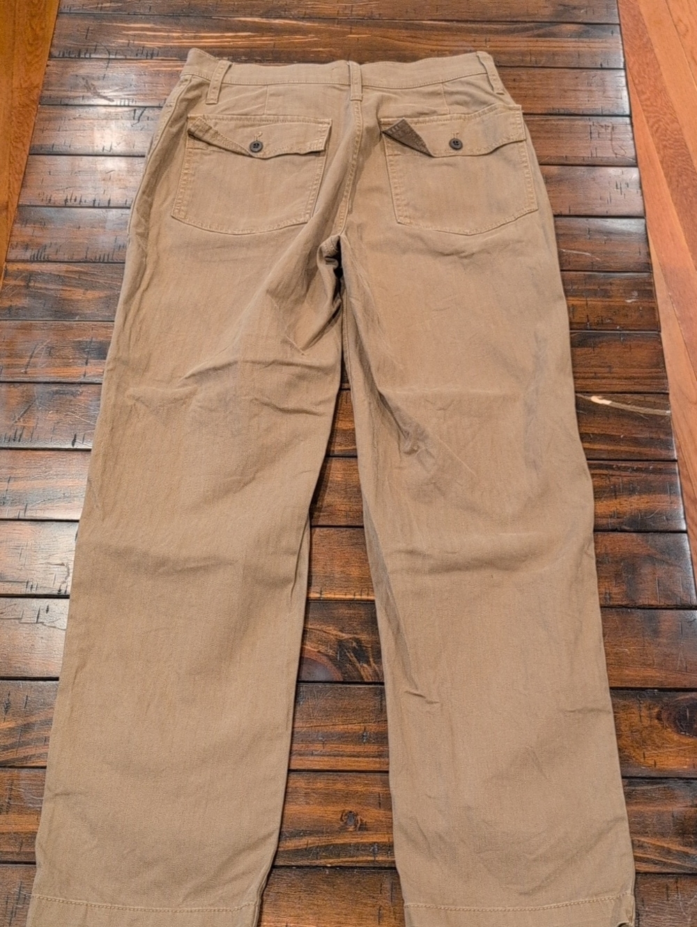 Madewell The Perfect Vintage Straight Workwear Pants Herringbone - Picture 4 of 11